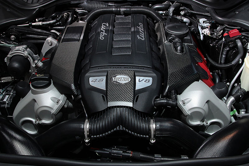 Porsche Panamera Techart накладки двигателя