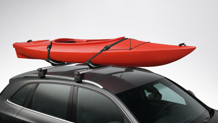 Audi A7 оригинальные стойки для перевозки байдарки