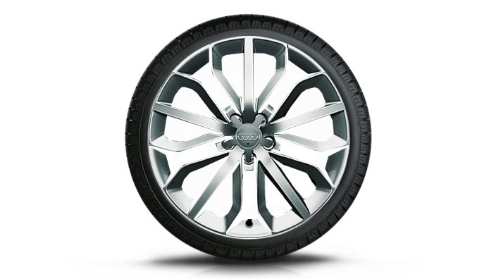 Audi A6 оригинальные зимние алюминиевые литые диски c резиной