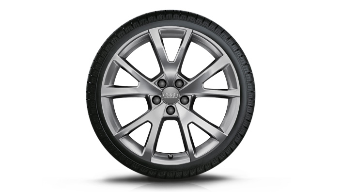 Audi A7 оригинальные зимние алюминиевые литые диски c резиной