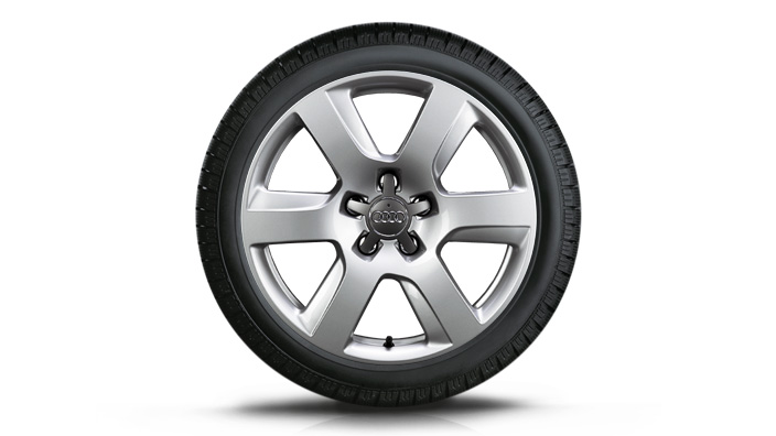 Audi A7 оригинальные зимние алюминиевые литые диски c резиной