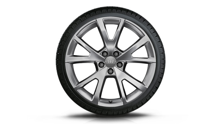 Audi A7 оригинальные зимние алюминиевые литые диски c резиной