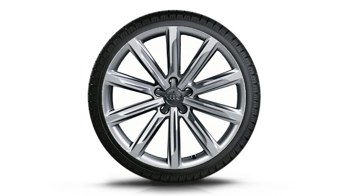 Audi A7 оригинальные зимние алюминиевые литые диски c резиной