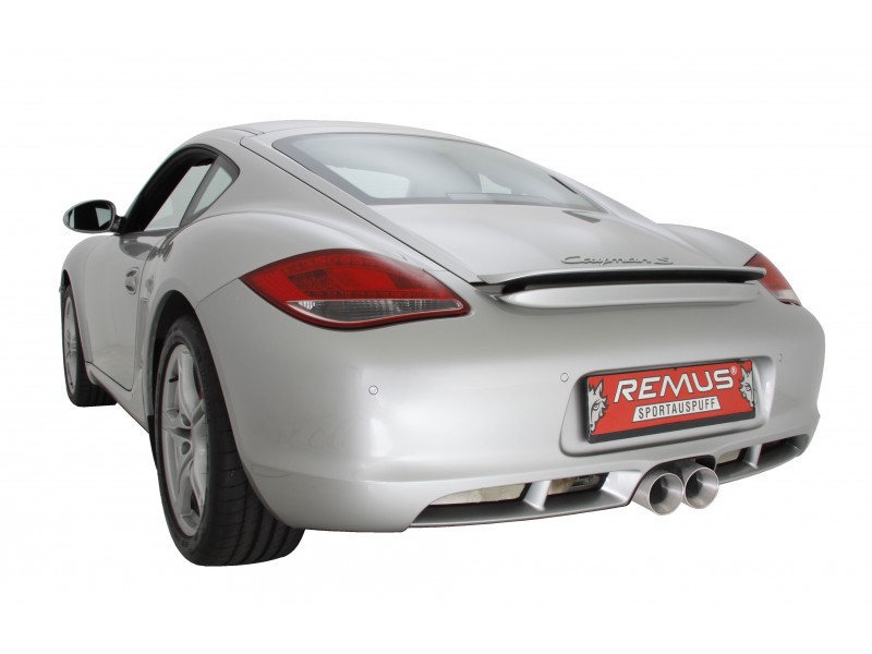 Porsche Cayman 2.9 Titanium Remus выхлоп