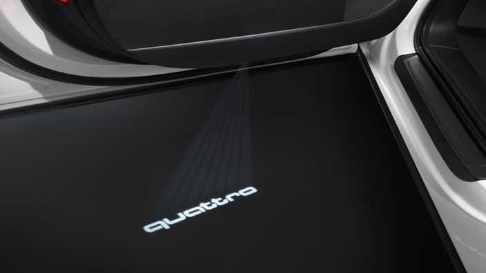 Audi A8 оригинальная LED подсветка дверей