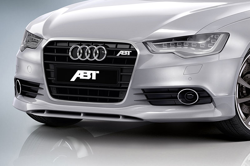 Audi A6 ABT юбка переднего бампера