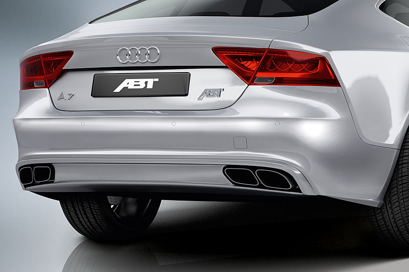 Audi A7 ABT задняя юбка