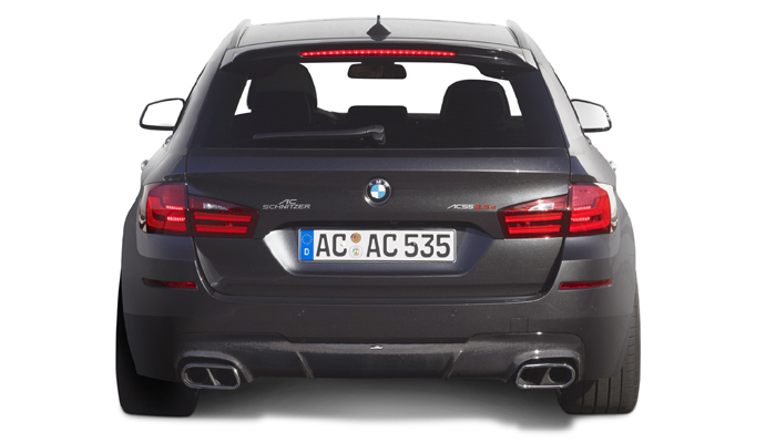 BMW 5 Schnitzer М юбка заднего бампера