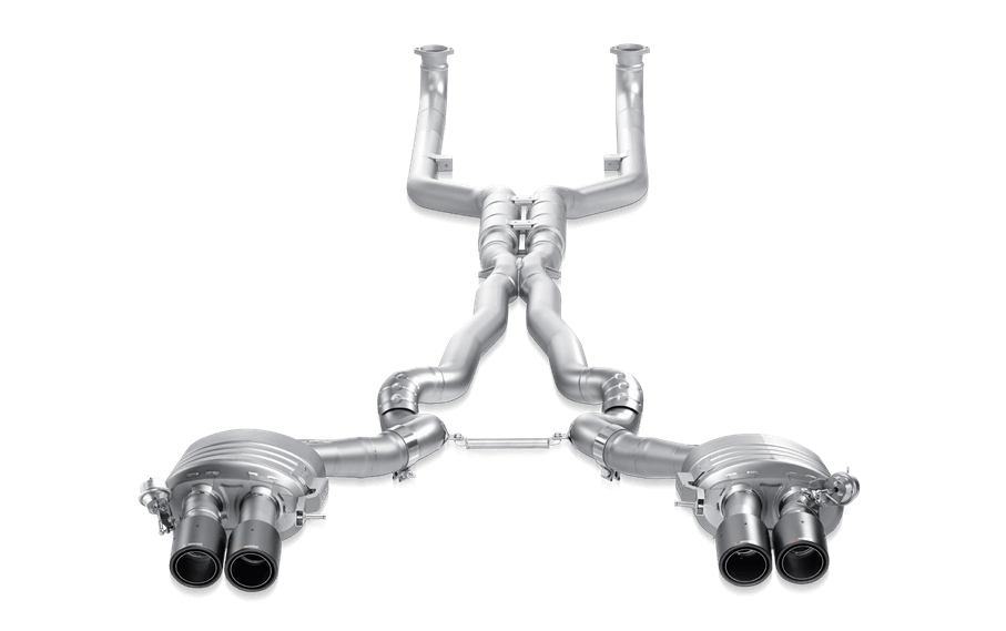 BMW M5 Akrapovic выхлоп