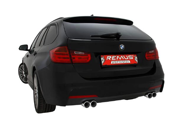 BMW 3 Remus выхлоп 3.0 дизель