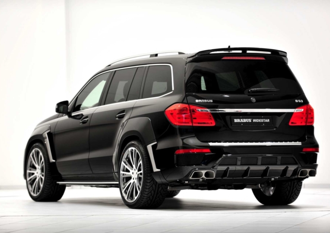 Mercedes GL BRABUS накладка заднего бампера