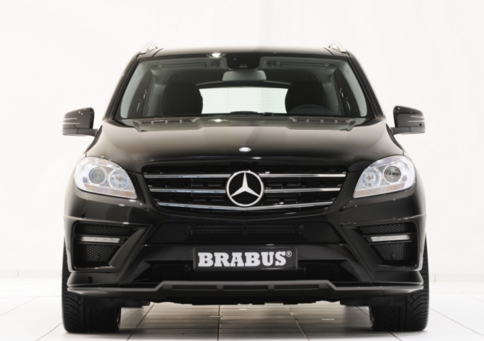 Mercedes ML AMG BRABUS передний спойлер