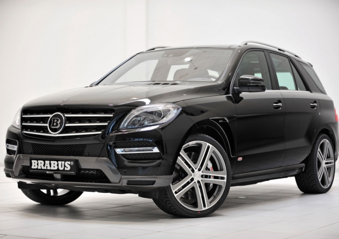 Mercedes ML BRABUS передний спойлер