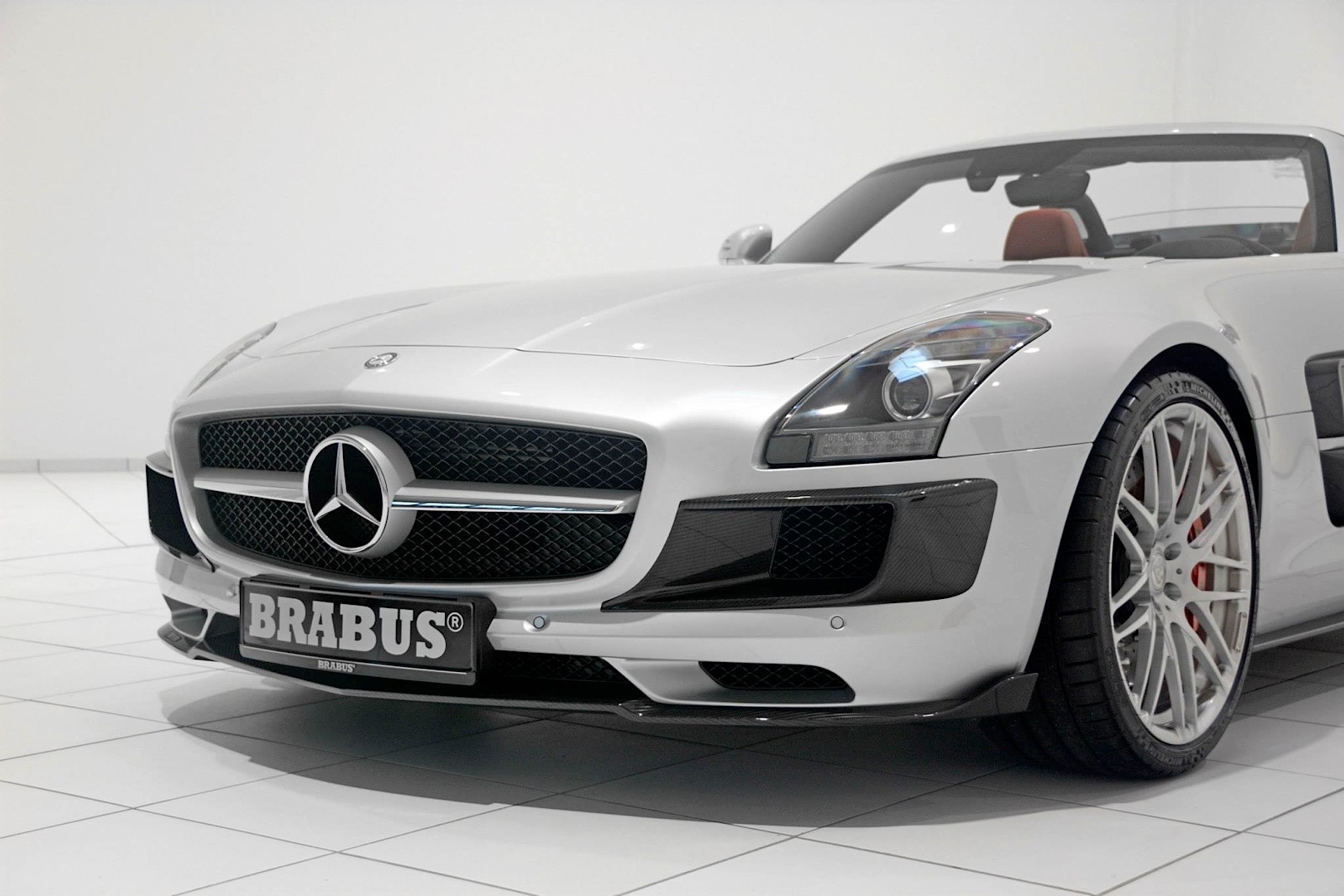 Mercedes SLS BRABUS накладки бампера