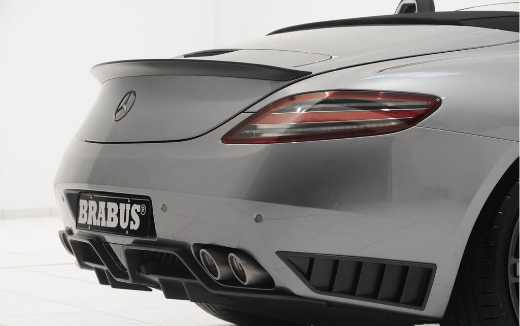 Mercedes SLS BRABUS вставки заднего бампера