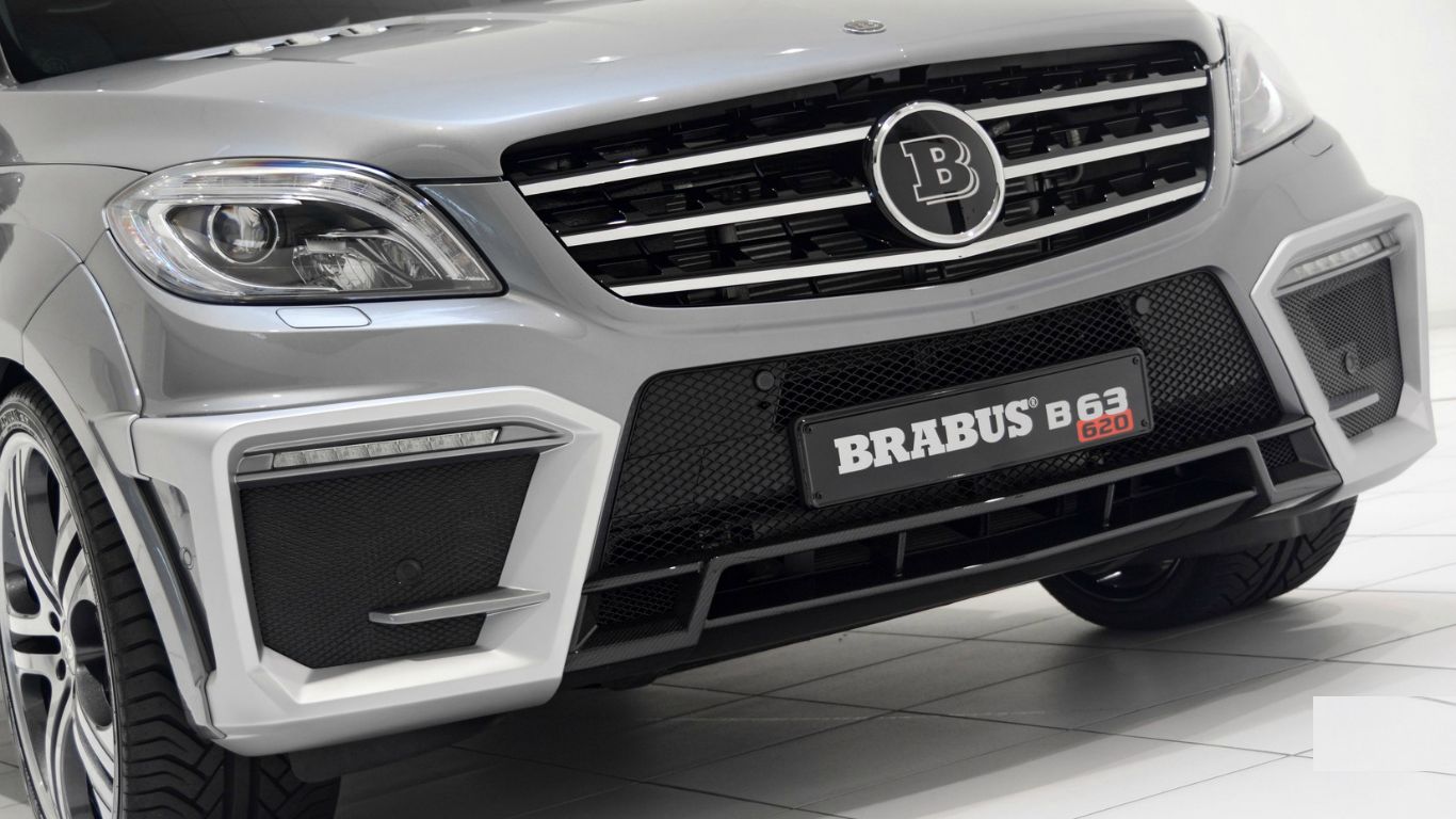 Mercedes ML 63 BRABUS передняя накладка