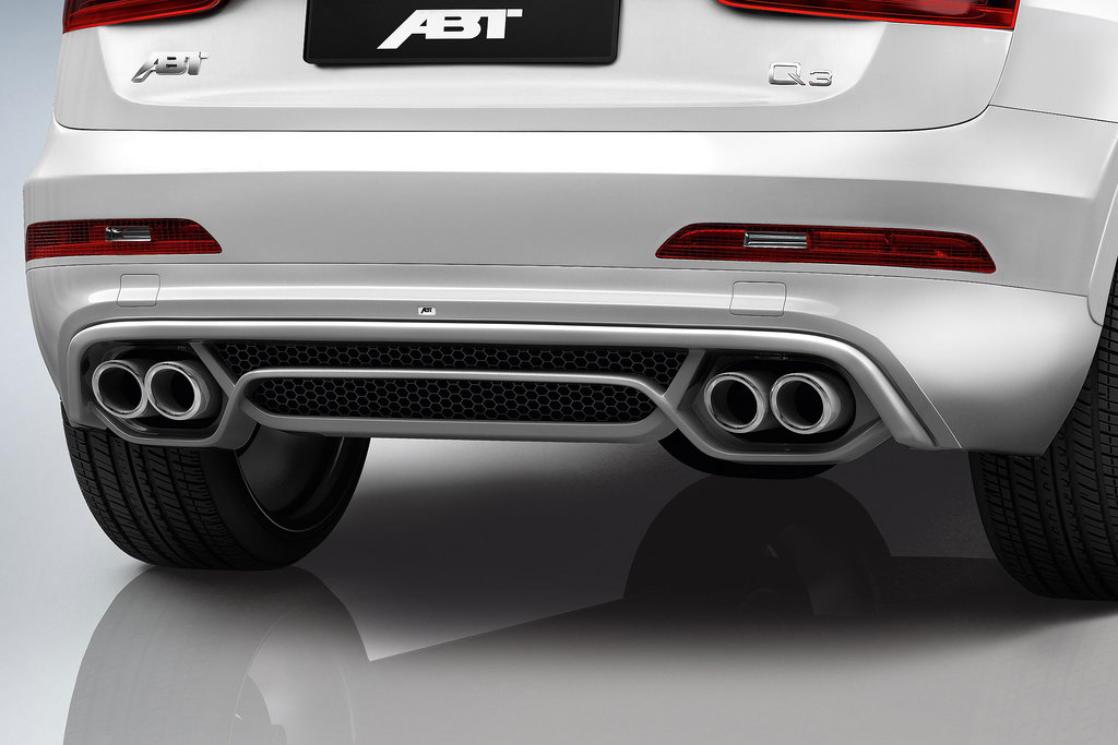 Audi Q3 ABT задняя юбка