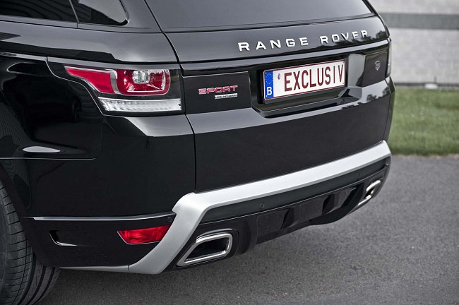 Юбка заднего бампера CARACTERE оригинал для Range Rover SPORT