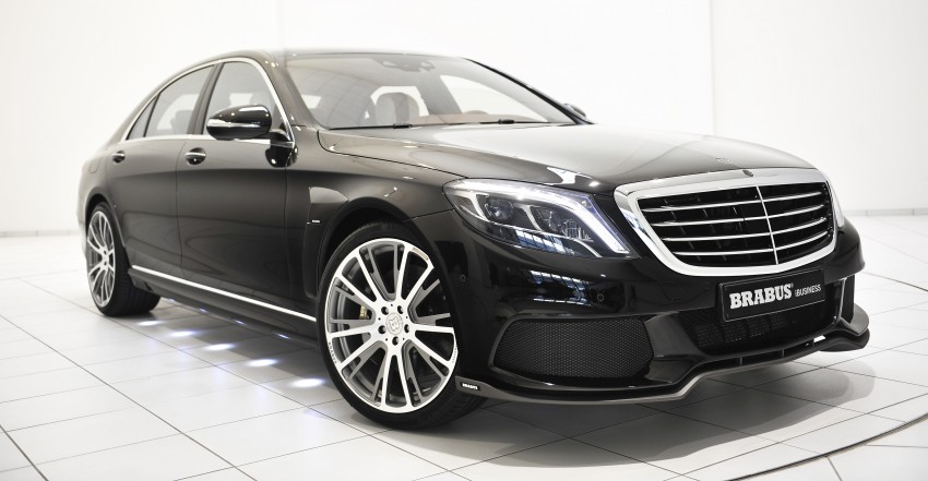 Mercedes S BRABUS пороги LED