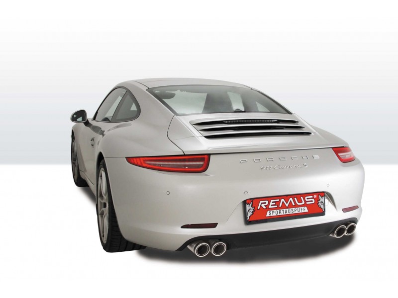 Porsche 911 Carrera S Remus выхлоп